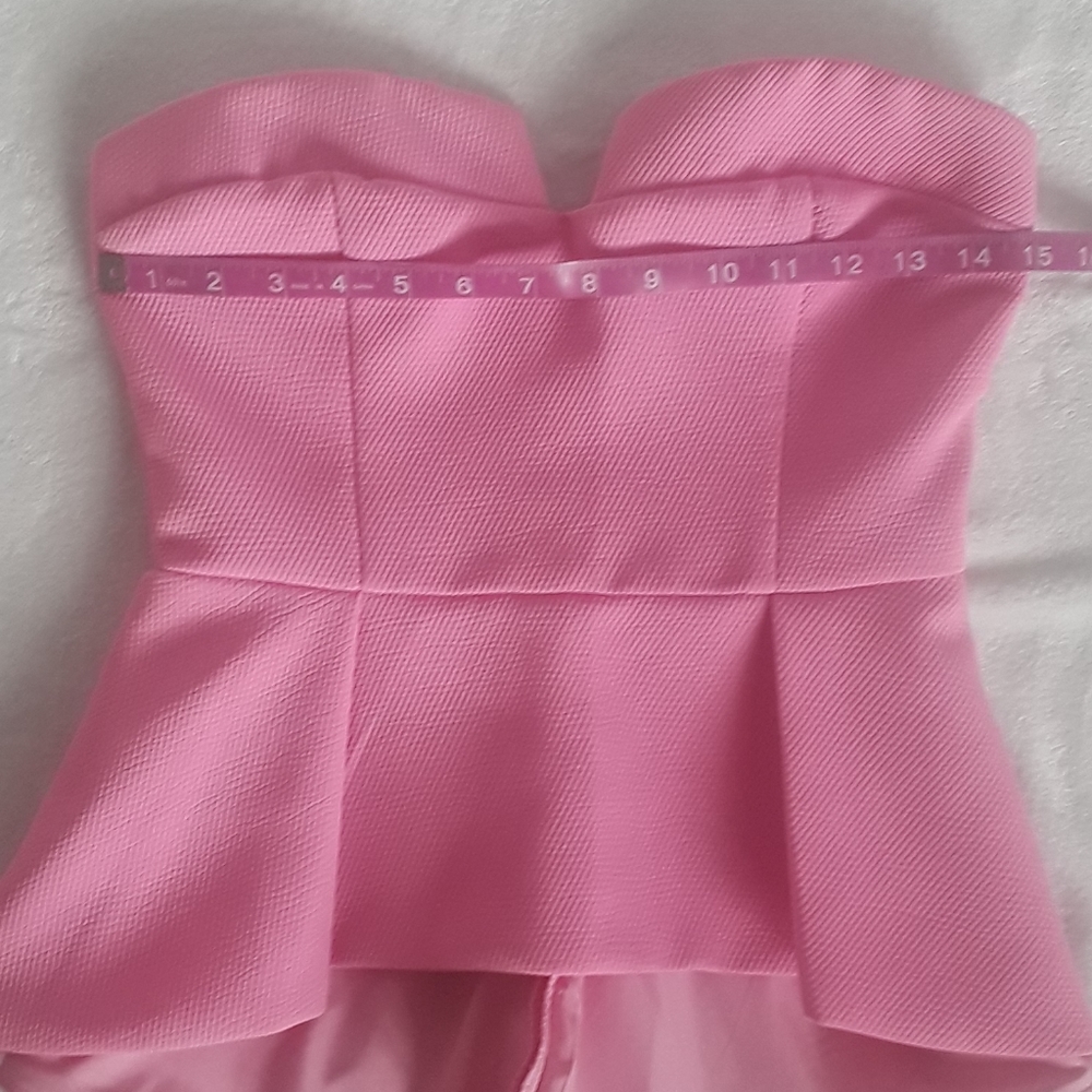 Do + Be. Strapless Pink Top. Size: Small - image 6